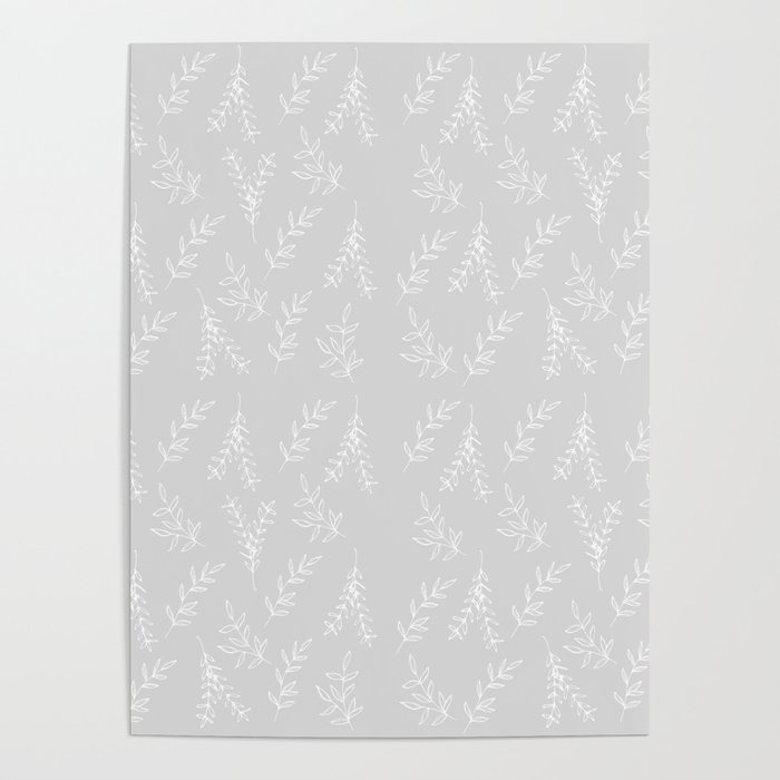 white spruce leaves Poster