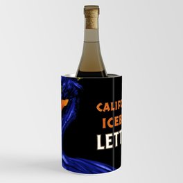 King Pelican blue brand California Iceberg Lettuce vintage label advertising poster / posters Wine Chiller