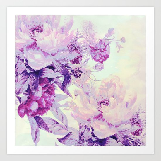 pastel bouquet Art Print