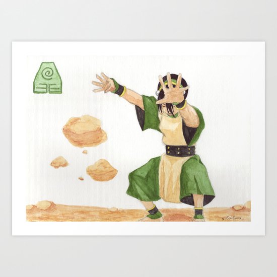 Avatar - Earth Bending Art Print