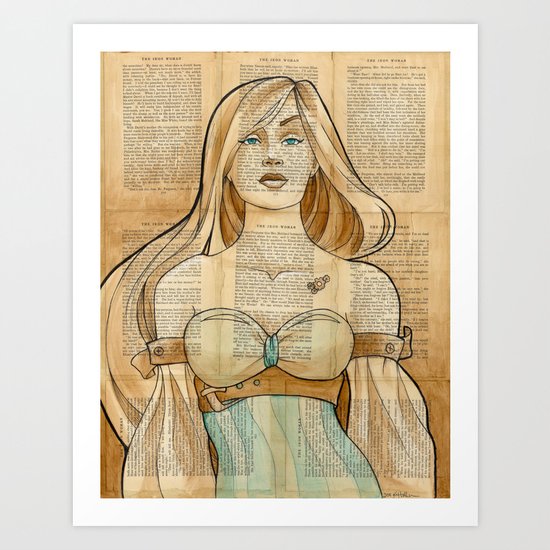 The Iron Woman 8 Art Print