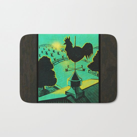 First Light On The Farm Bath Mat
