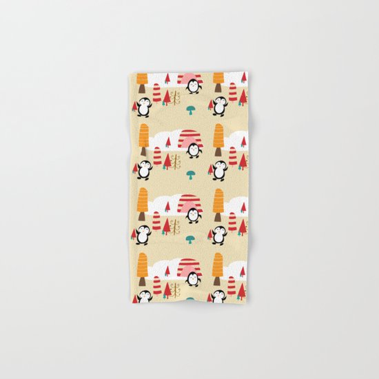 Oriana Penguin Hand & Bath Towel