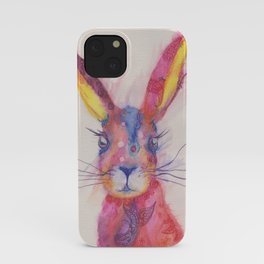 Ink Animals of Africa - Paisley Rabbit iPhone Case
