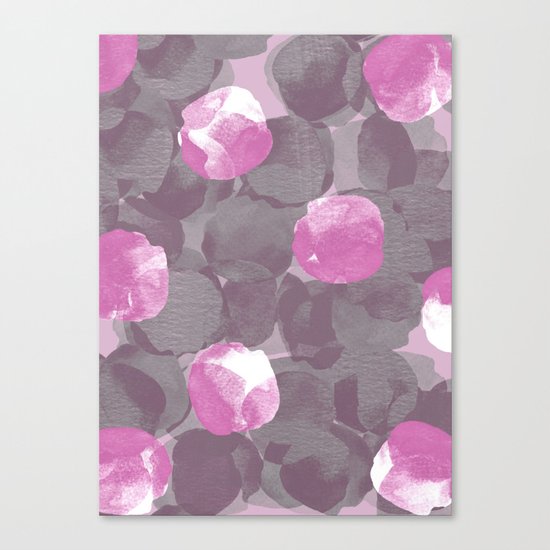 Abstract Peonies Canvas Print