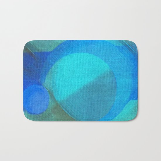 Blue Moons Bath Mat