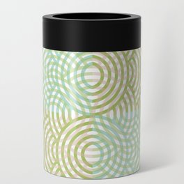 Circles pattern in pastel colours Can Cooler