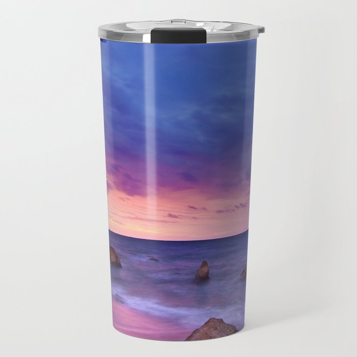 Purple Ocean Travel Mug