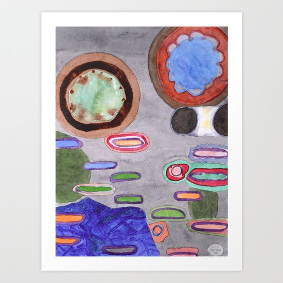 Space Travel Art Print