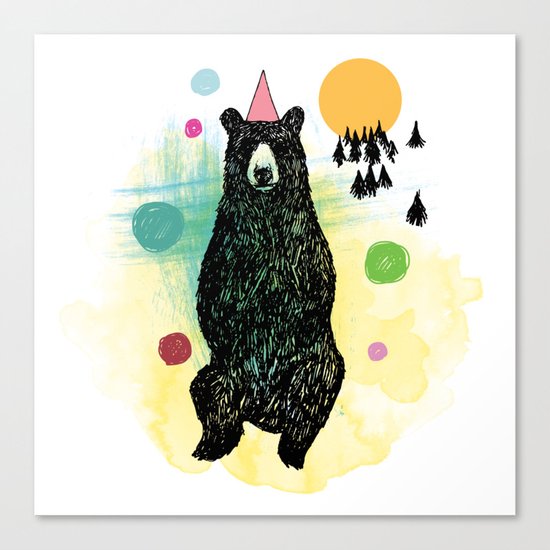 Bear Scape Canvas Print