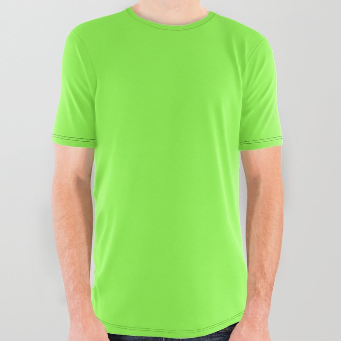 Electric Lime All Over Graphic Tee