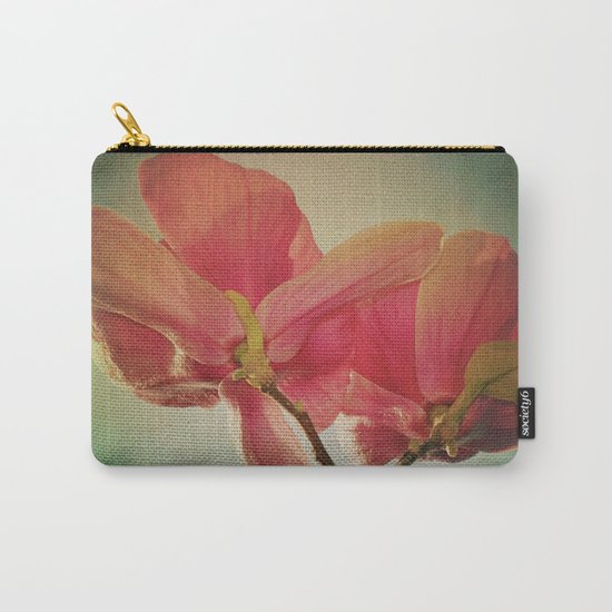 Vintage Spring Flowers Carry-All Pouch