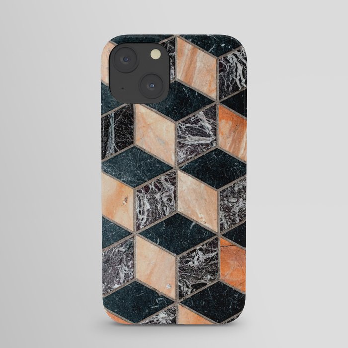 Marble Cubes iPhone Case