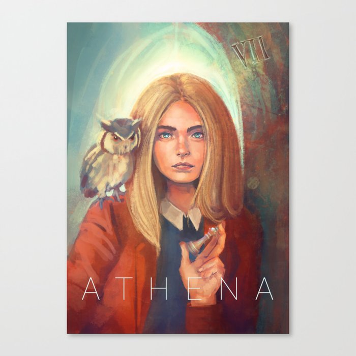 Athena - Goddess of Wisdom Canvas Print