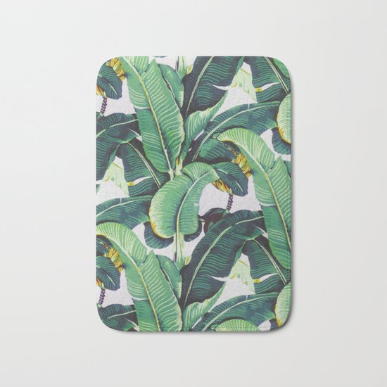 Banana Leaves Bath Mat