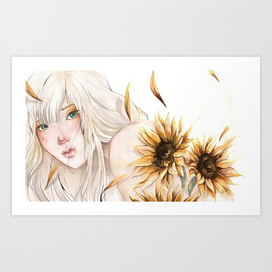 Sunflower Art Print