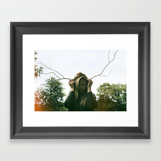 Dear deer Framed Art Print