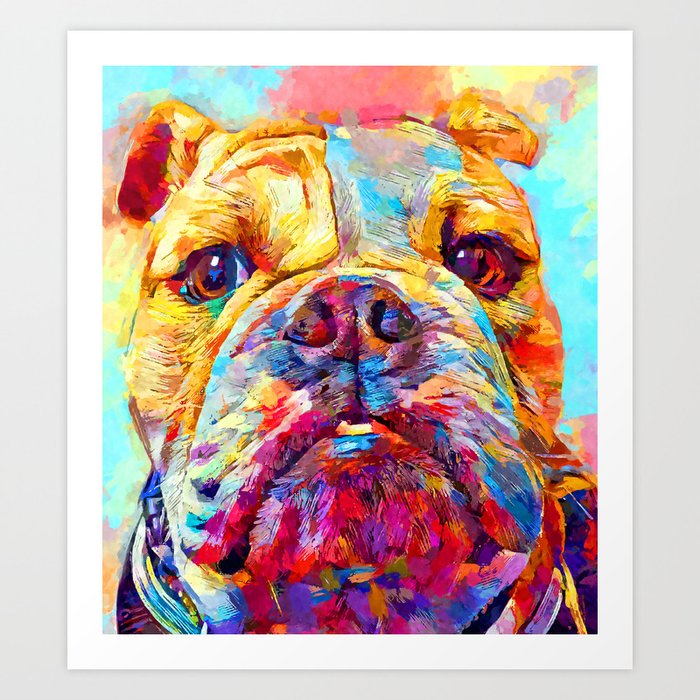 Bulldog 6 Art Print