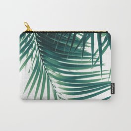 Palm Leaves Green Vibes #4 #tropical #decor #art #society6 Carry-All Pouch