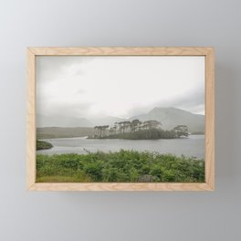 A Rainstorm While Fishing in Ireland Framed Mini Art Print