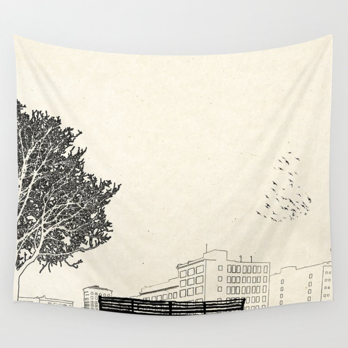 Tom's Favourite Spot — Angels Knoll Park, LA — (500) Days of Summer Wall Tapestry