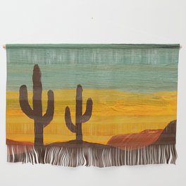 Saguaro Sunset Wall Hanging