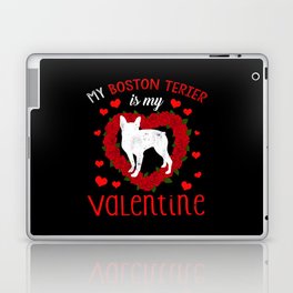 Dog Animal Hearts Day Terrier My Valentines Day Laptop Skin