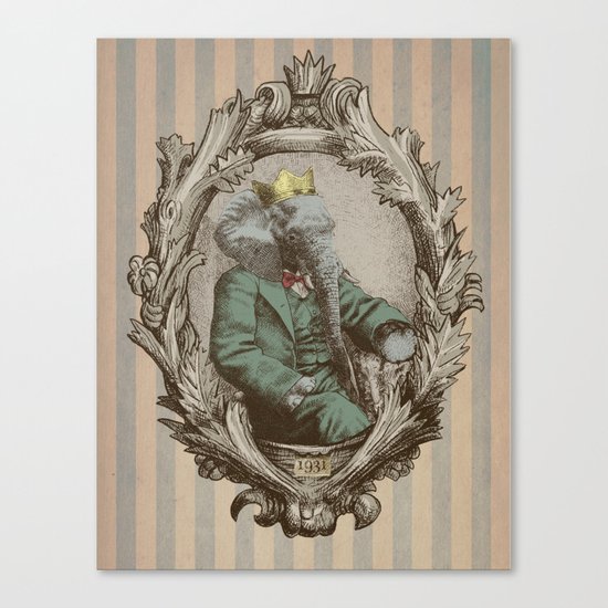 Royal Portrait, 1931 (colour option) Canvas Print