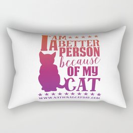 Cat Person Rectangular Pillow