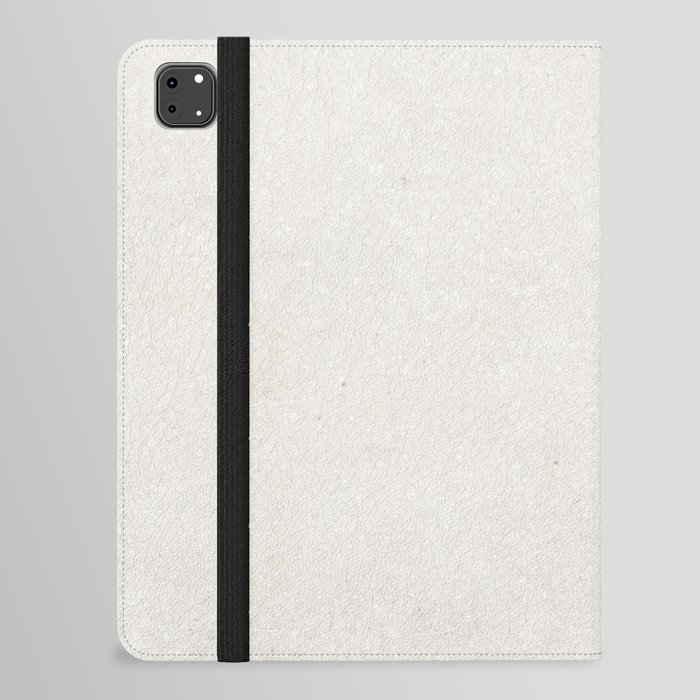 Warm Grey Stone Texture Industrial Minimalist Elegant iPad Folio Case