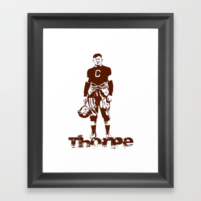 Jim Thorpe - Native American Legend Framed Art Print