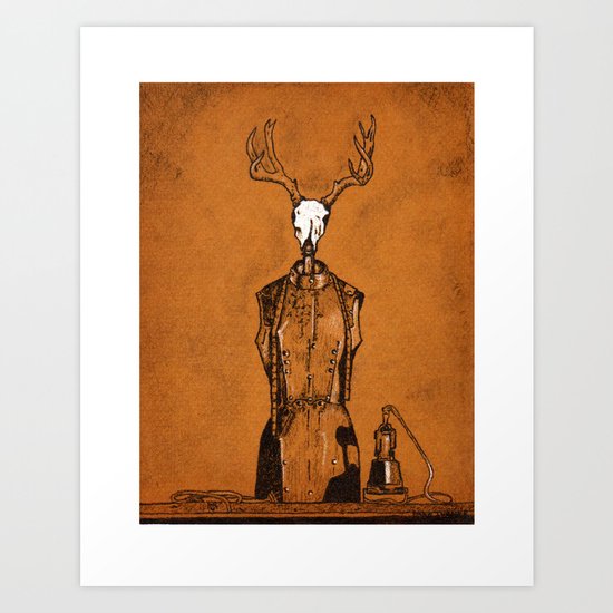 DressForm Deer #1 Art Print