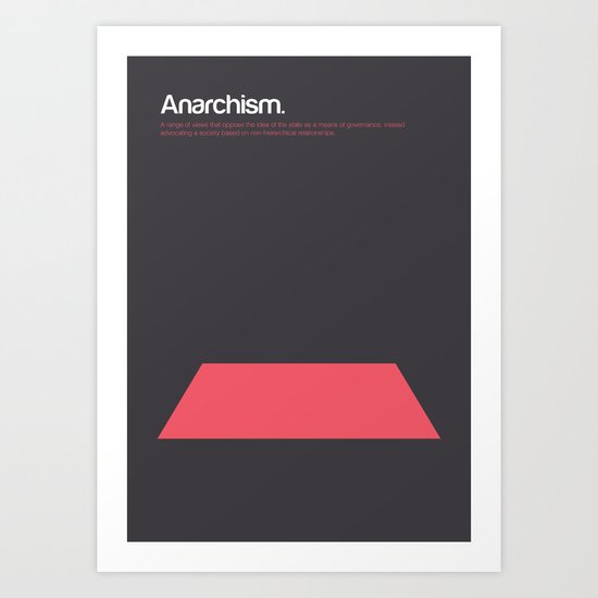 Anarchism Art Print