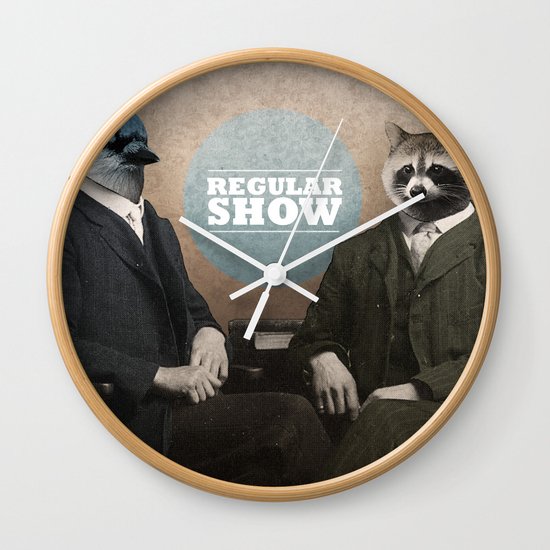 Mordecai & Rigby Wall Clock