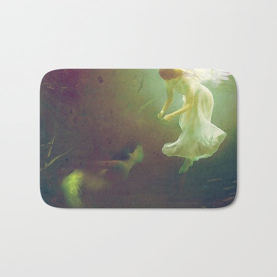The angel and the mermaid Bath Mat