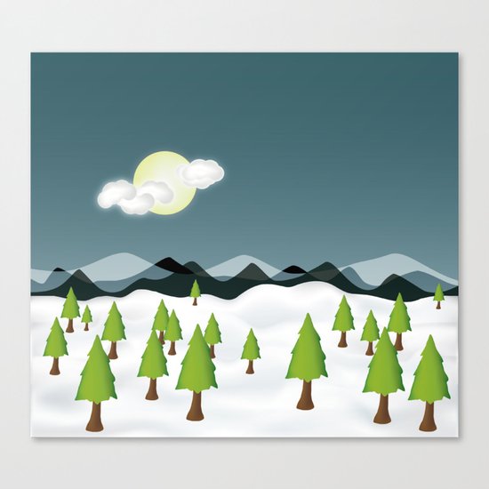 Midnight Isolation Canvas Print