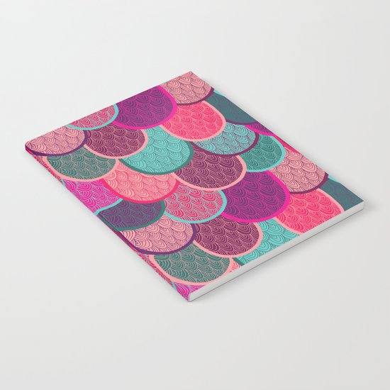 Fish Scales and Mermaid Tales Notebook