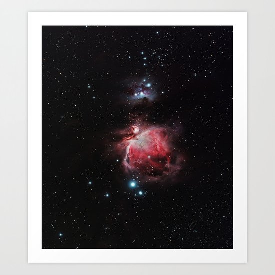 The Great Nebula in Orion Art Print