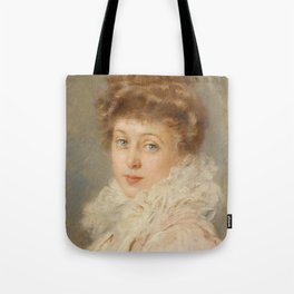 Portrait of a very elegant lady - Matrovsky Tote Bag