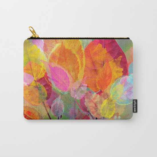 Leaf mosaic(30). Carry-All Pouch