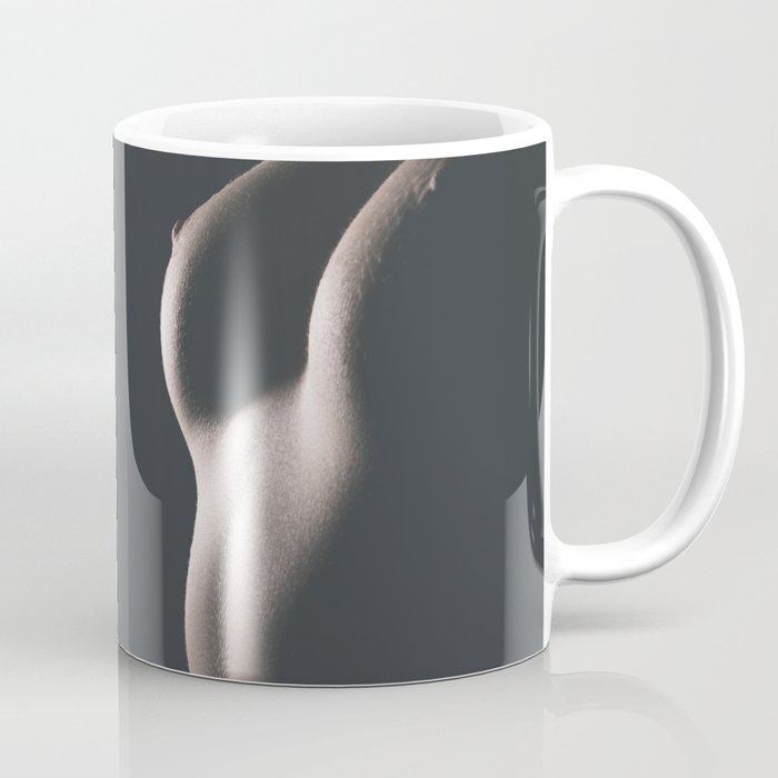 Nude body of the beautiful young woman. Coffee Mug