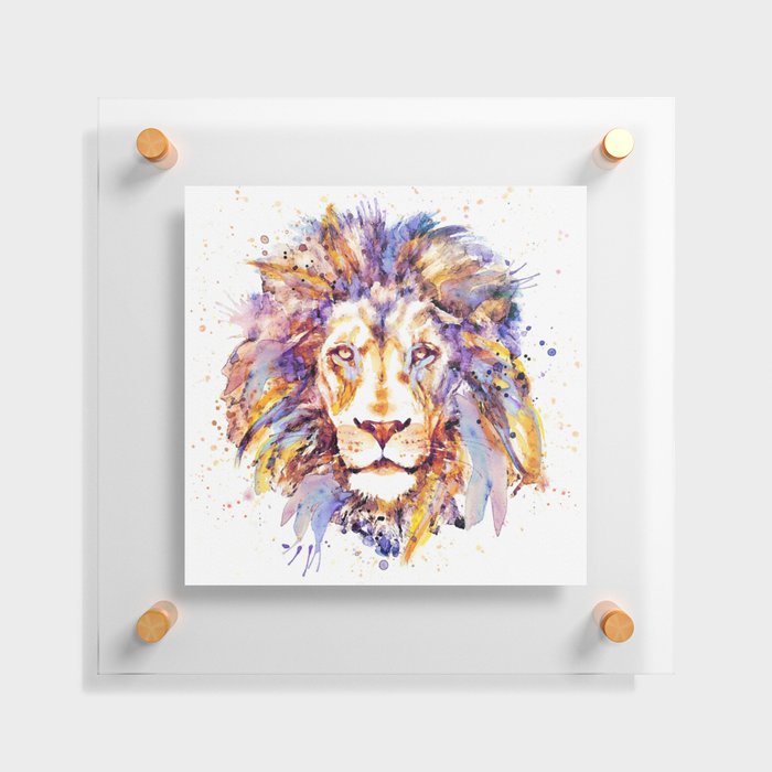 Lion Head Floating Acrylic Print