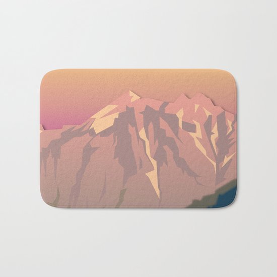 Night Mountains No. 47 Bath Mat