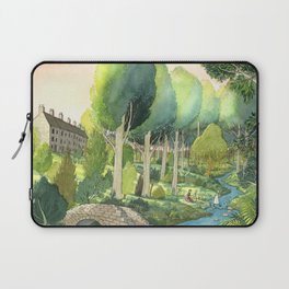 Painting By The Stream Laptop Sleeve