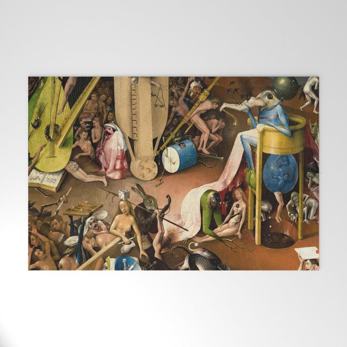 The Garden Of Earthly Delights Bosch Hell Bird Man Detail