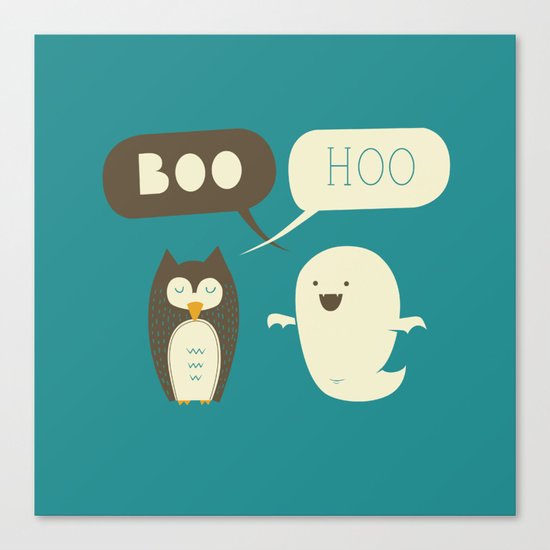 Boo Hoo Canvas Print