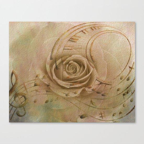 Timeless Love Abstract Canvas Print
