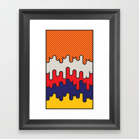 Lichtenstein Framed Art Print