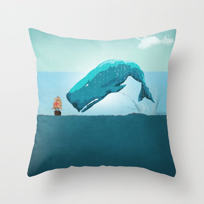 Whale Throw Pillow