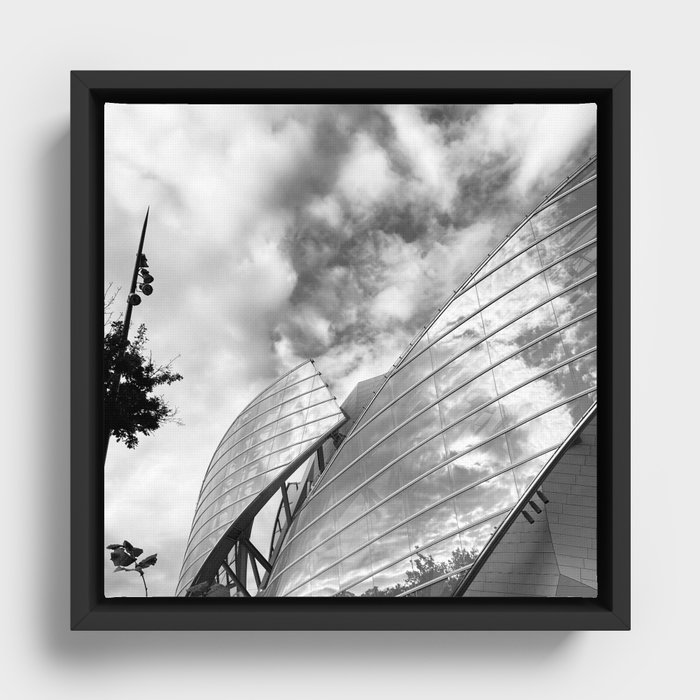 Reflection of Gehry architecture  Framed Canvas